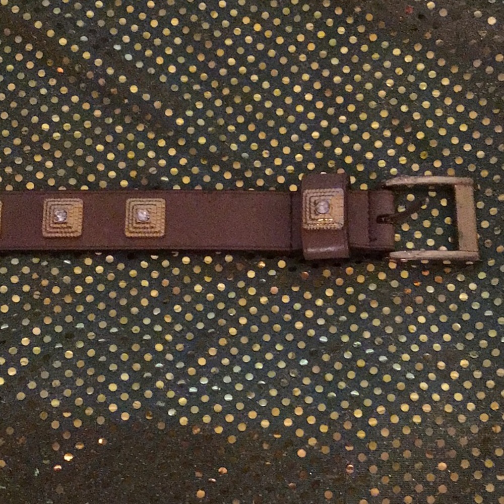 Women’s leather studded belt NWOT